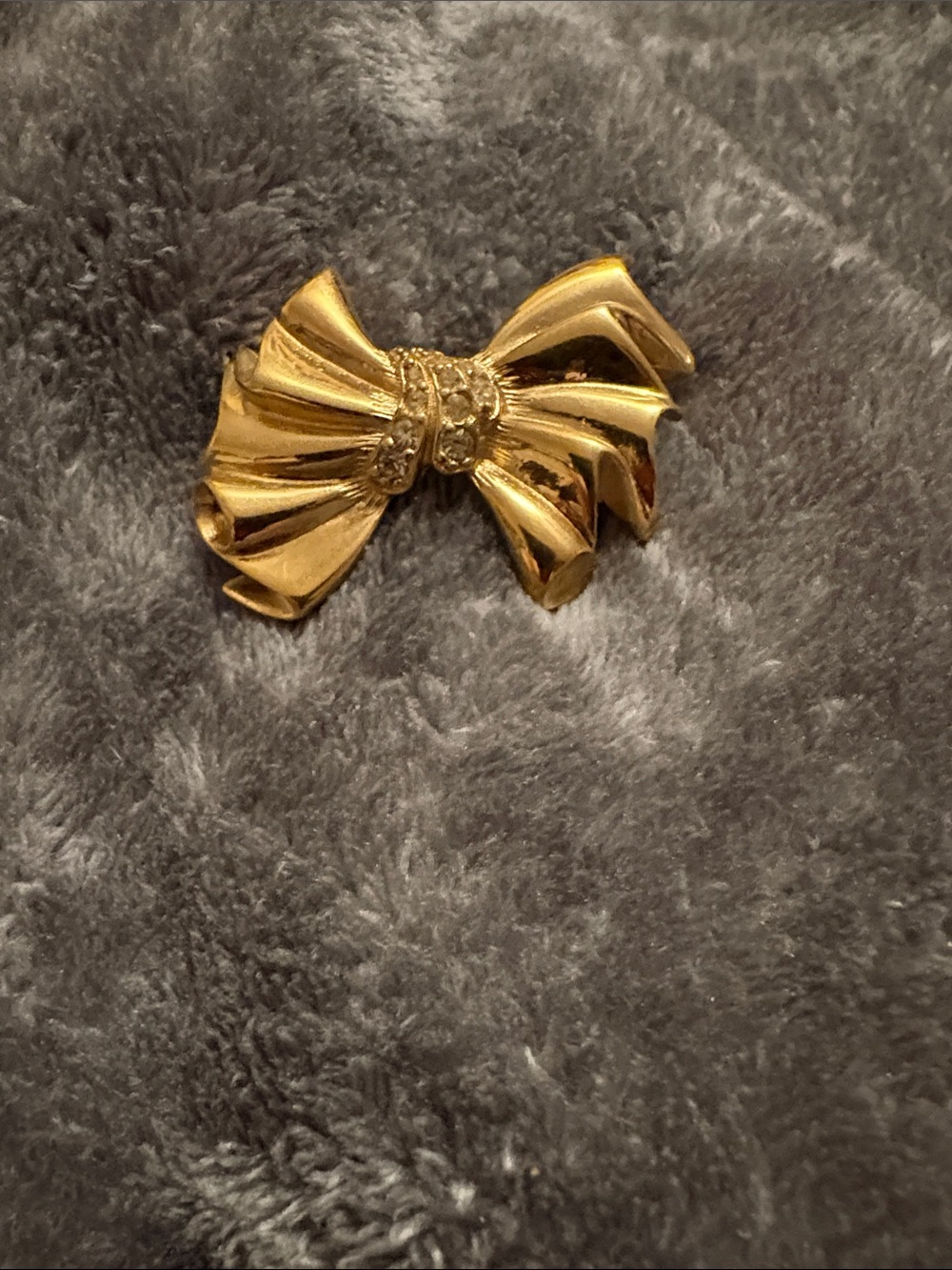 Givenchy Gold tone Bow Brooch